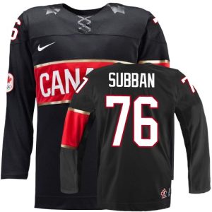 Olympic Hockey P.K Subban Authentic Kinder Schwarz – Team Canada #76 3rd 2014